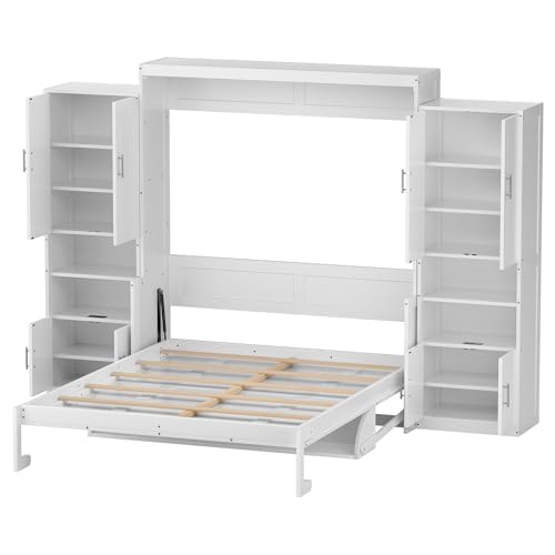 Queen Murphy Bed with Desk and Drawers