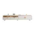 ZYYASHSV Rounded Two-Drawer TV Stand