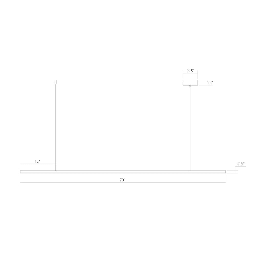 Sonneman Fino 3500K LED Pendant