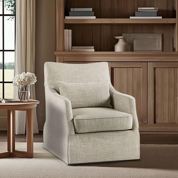 Martha Stewart London Swivel Armchair