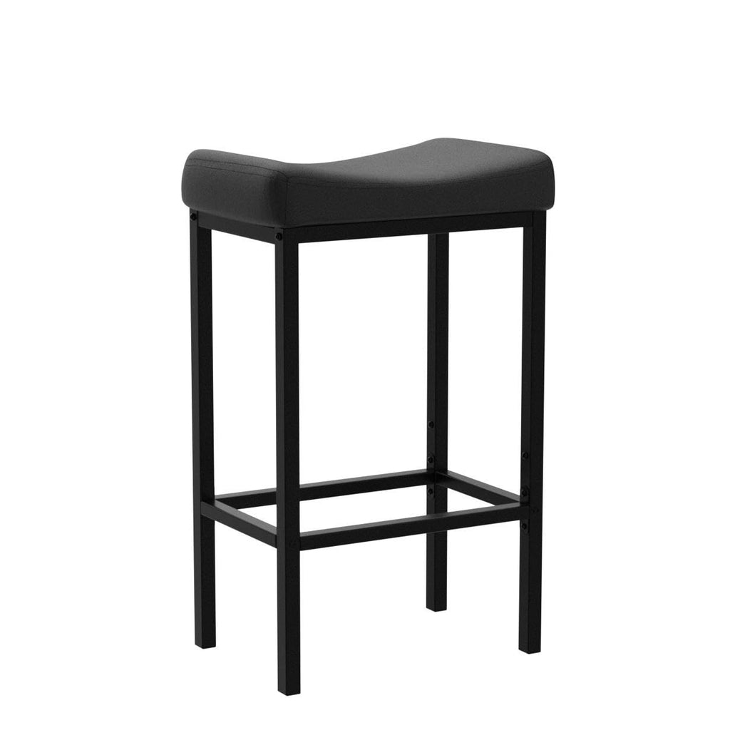 HOOBRO Upholstered Saddle Bar Stools