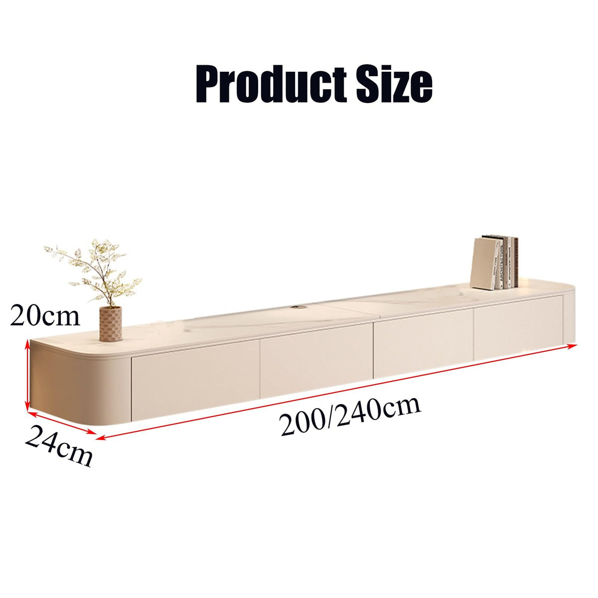 ntumLeap Wall-Mounted TV Stand
