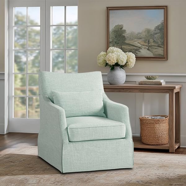 Martha Stewart London Swivel Armchair