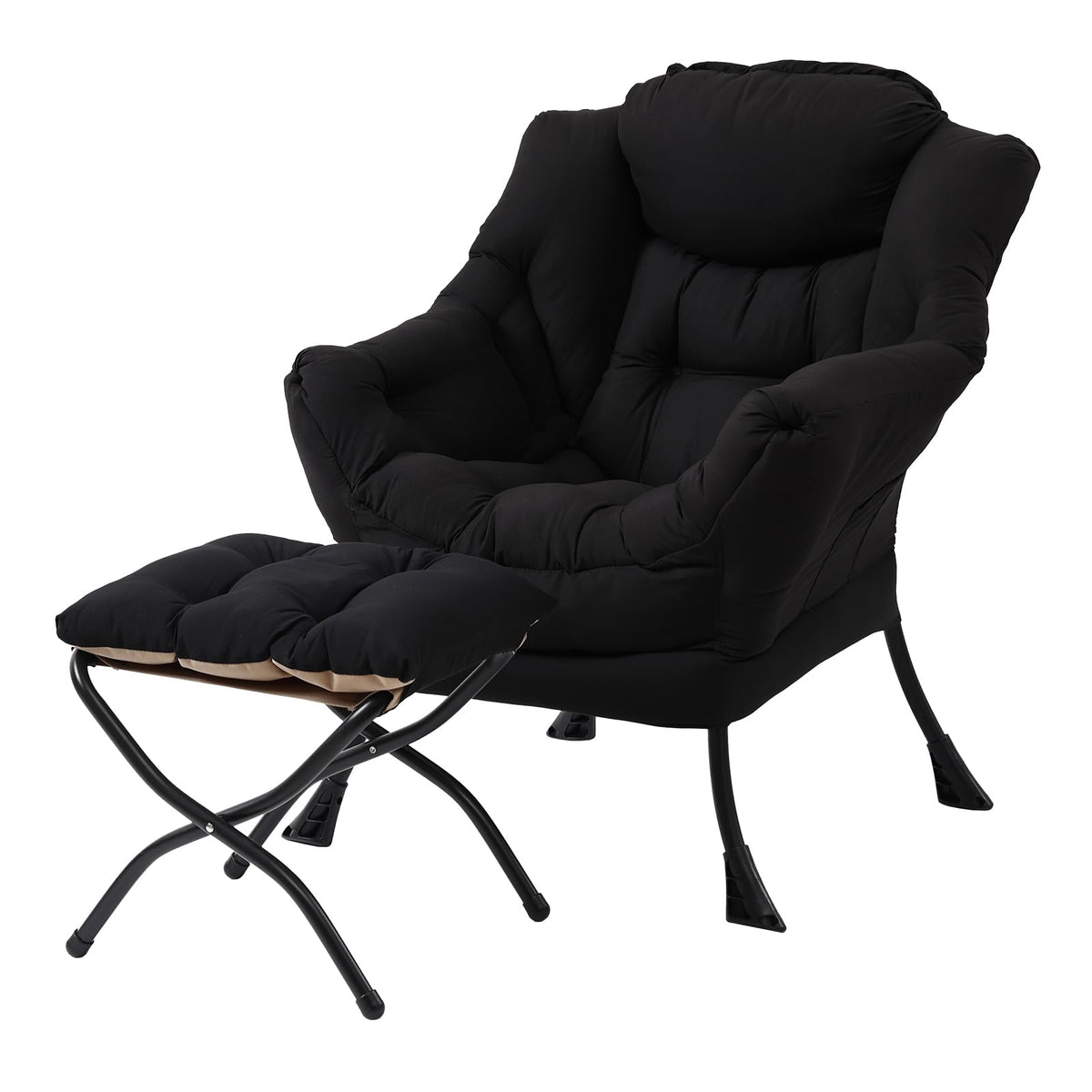 Welnow Lounge Armchair with Ottoman