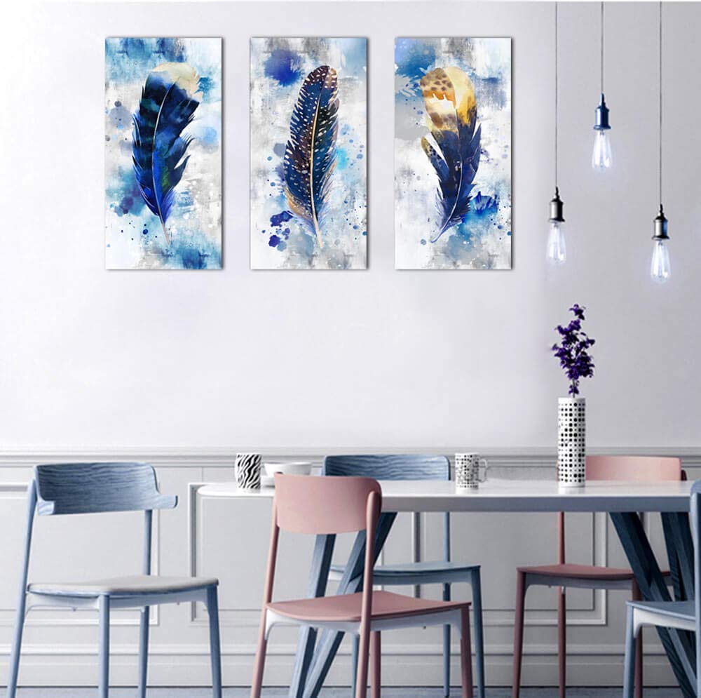 Pogusmavi Large Modern Canvas Wall Art