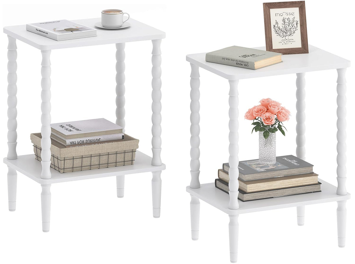 TUTOTAK Two-Tier Side Table