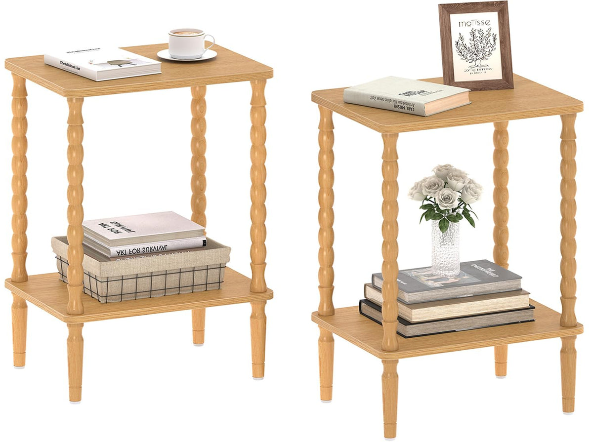 TUTOTAK Two-Tier Side Table