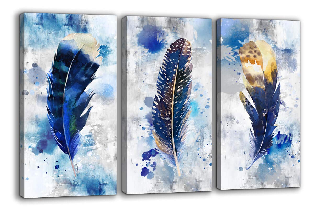 Pogusmavi Large Modern Canvas Wall Art