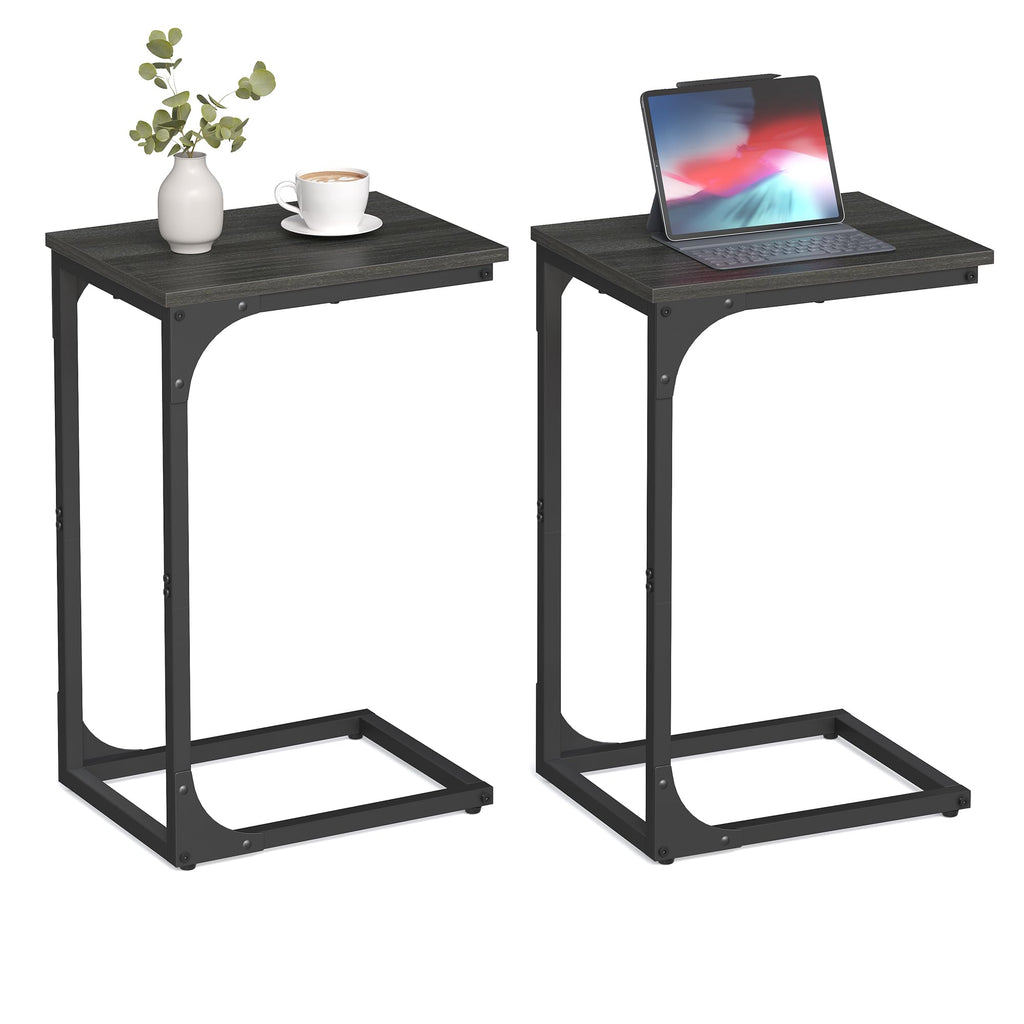 VASAGLE C-Shaped Side Table