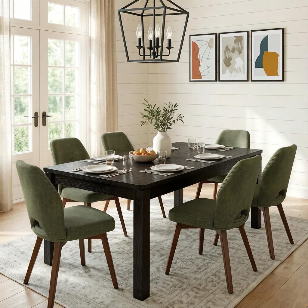 BERRY NEST 70-Inch Farmhouse Dining Table