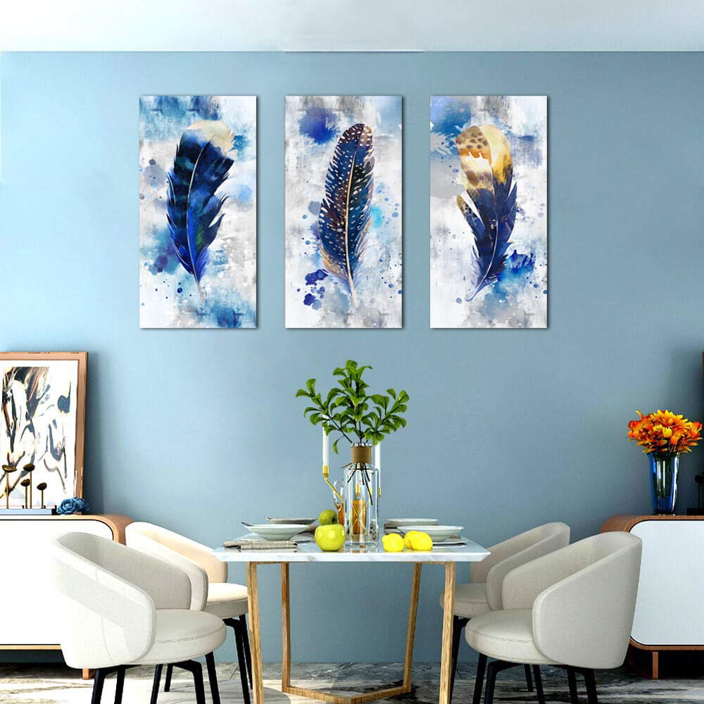 Pogusmavi Large Modern Canvas Wall Art