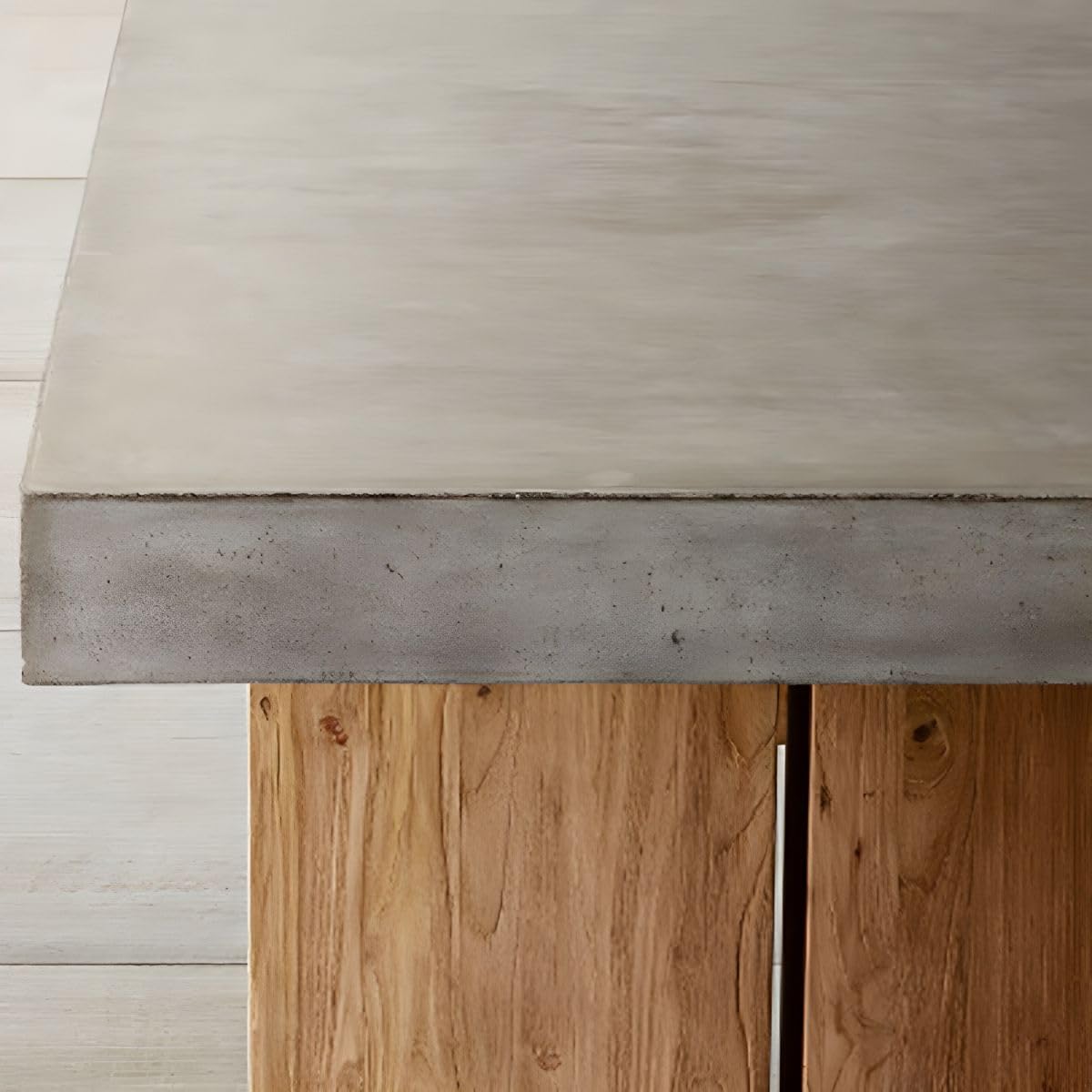 LAKIQ Solid Wood Double-Pedestal Dining Table