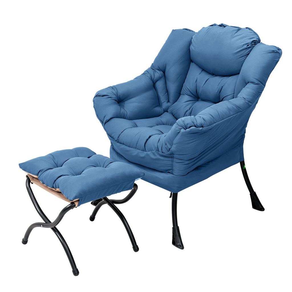 Welnow Lounge Armchair with Ottoman