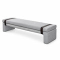 FUNEWBO Solid Wood Padded Bedroom Bench