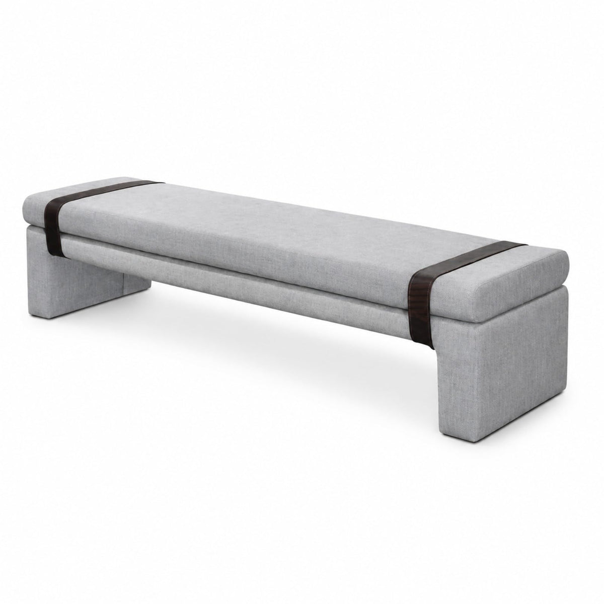 FUNEWBO Solid Wood Padded Bedroom Bench