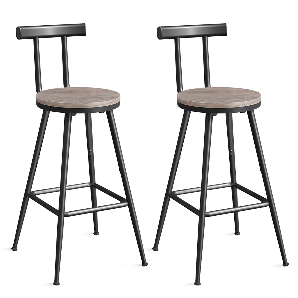 MAHANCRIS 26-Inch Bar Stools, Set of Two
