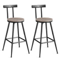 MAHANCRIS 26-Inch Bar Stools, Set of Two