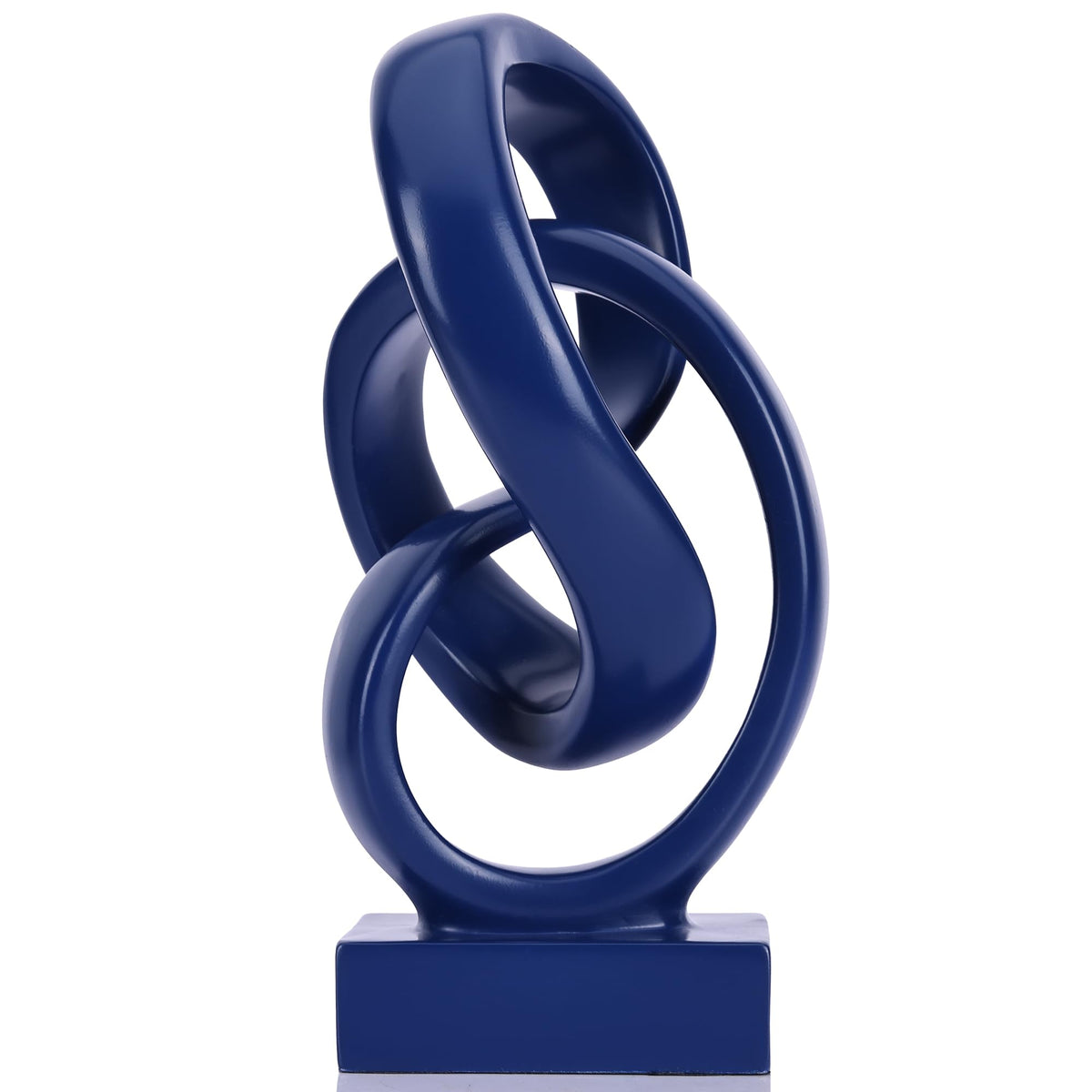 Modern Möbius Knot Resin Sculpture