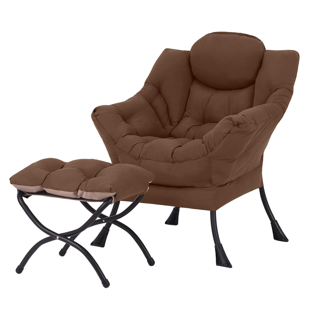 Welnow Lounge Armchair with Ottoman