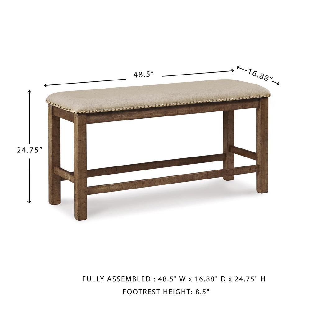 Ashley Moriville Upholstered Dining Bench