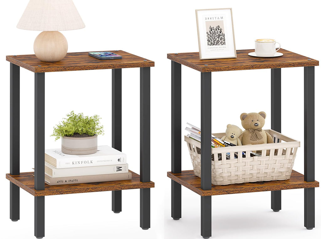 TUTOTAK Two-Tier Side Table