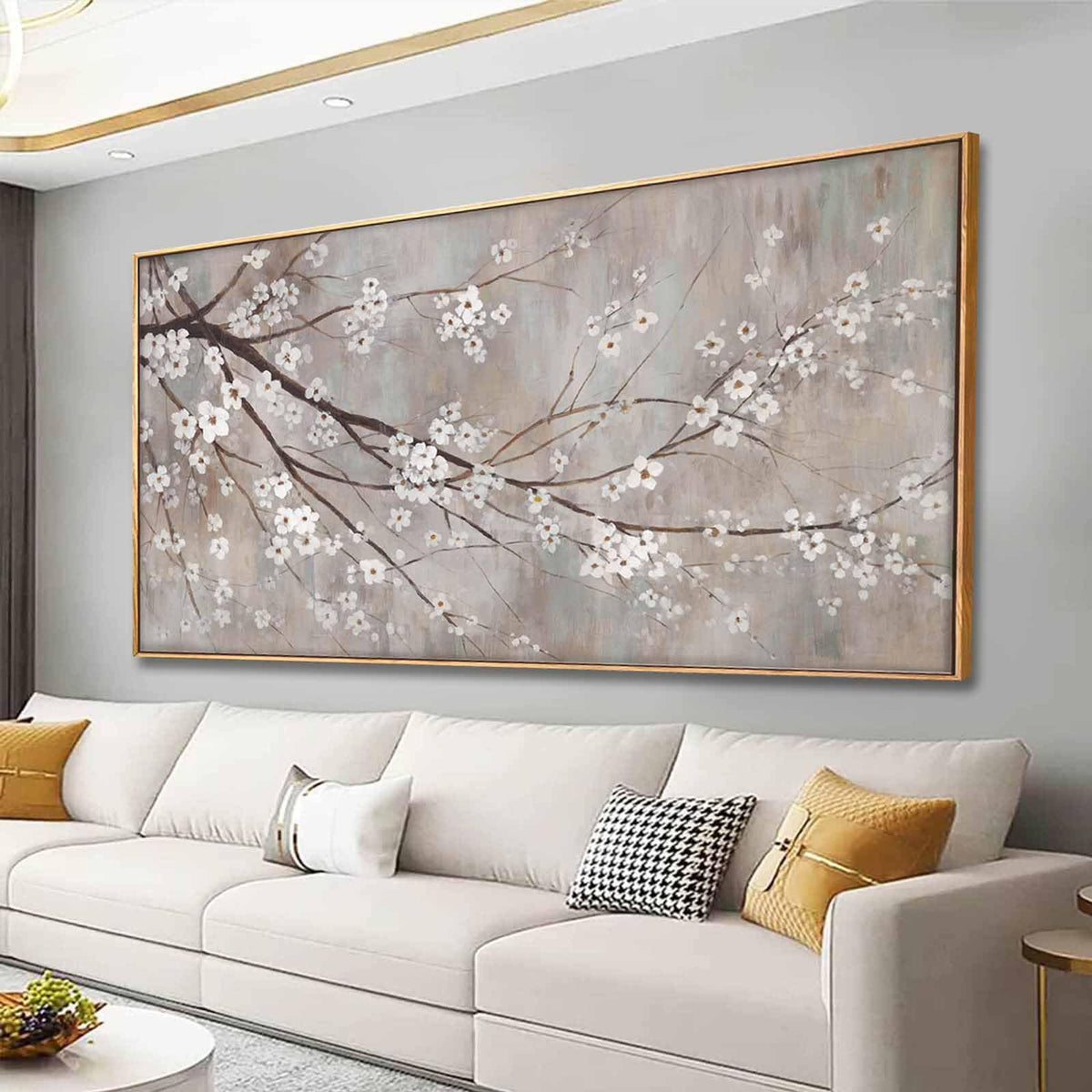 XIANSHOU Abstract Branch Canvas Wall Art