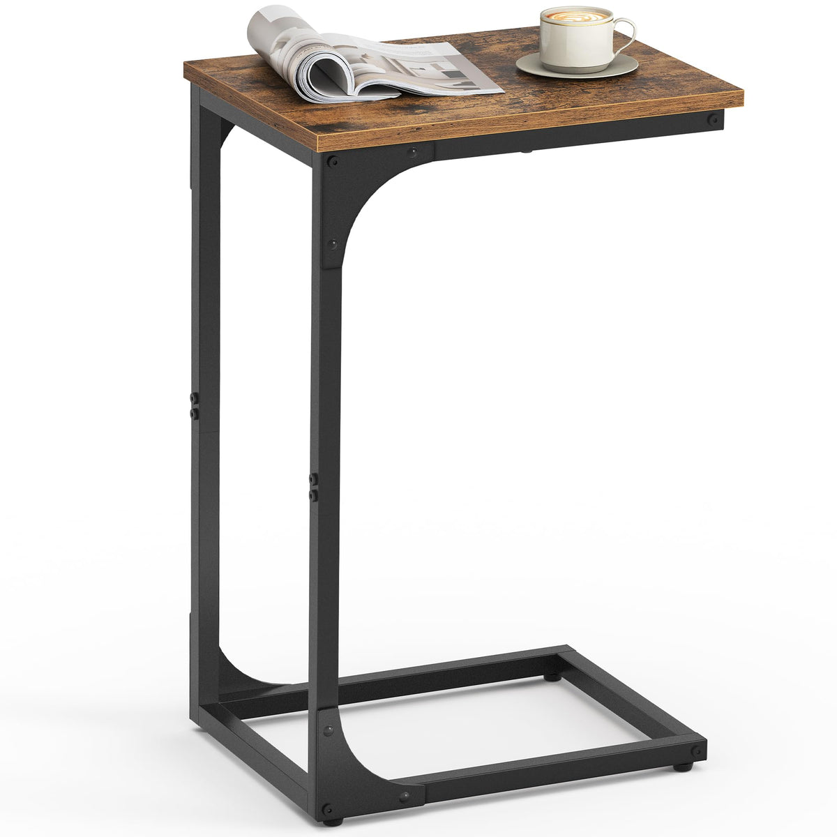 VASAGLE C-Shaped Side Table