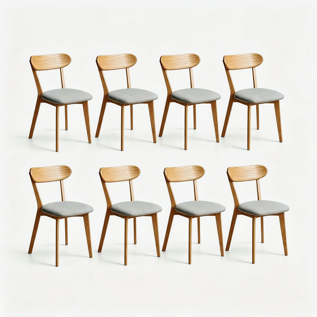 susici Solid Oak Dining Chairs