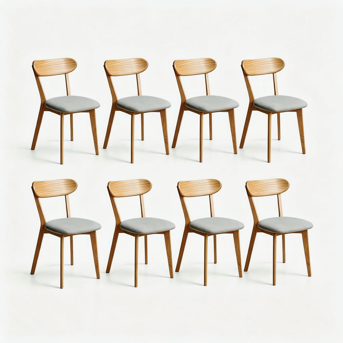 susici Solid Oak Dining Chairs