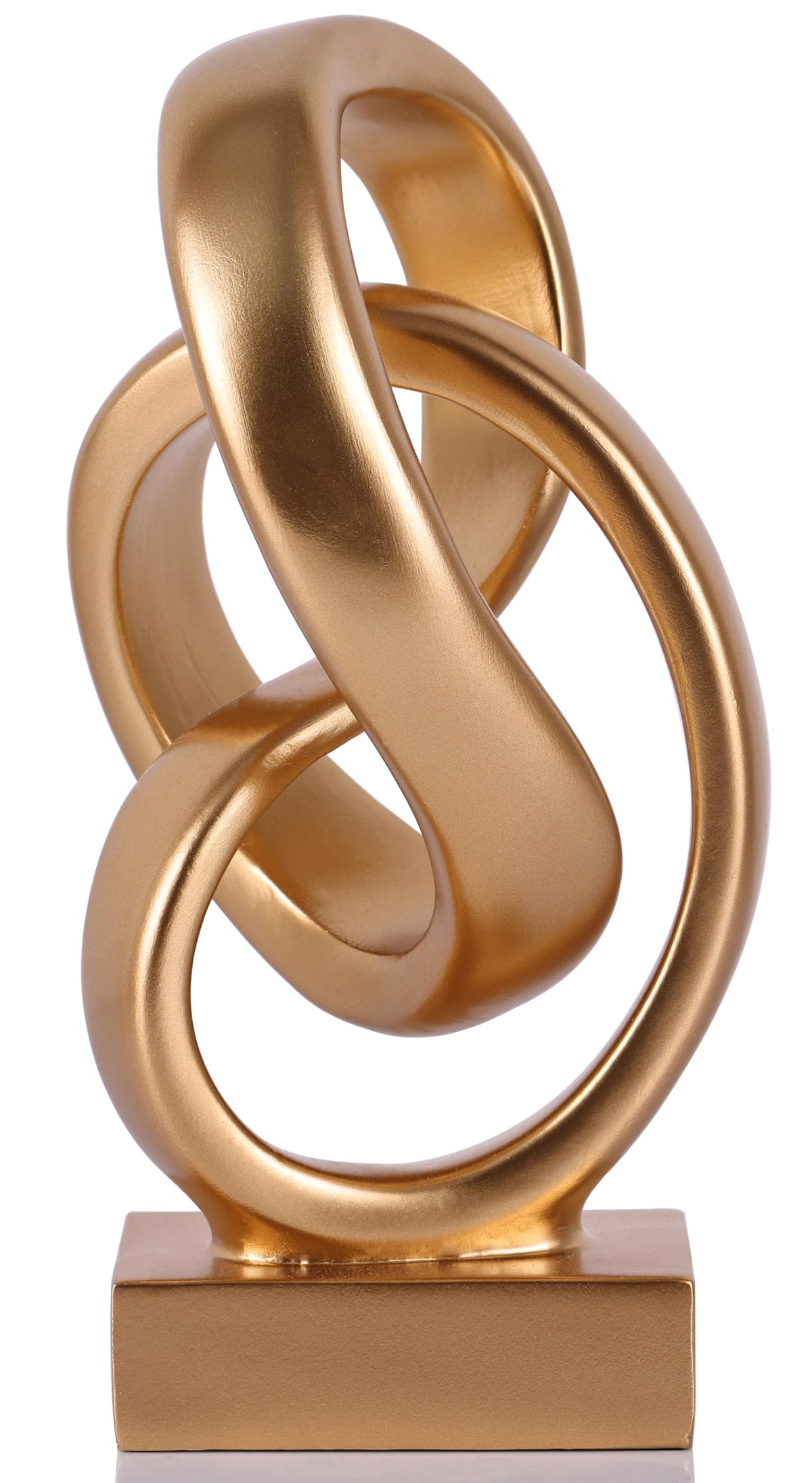 Modern Möbius Knot Resin Sculpture