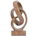 Modern Möbius Knot Resin Sculpture