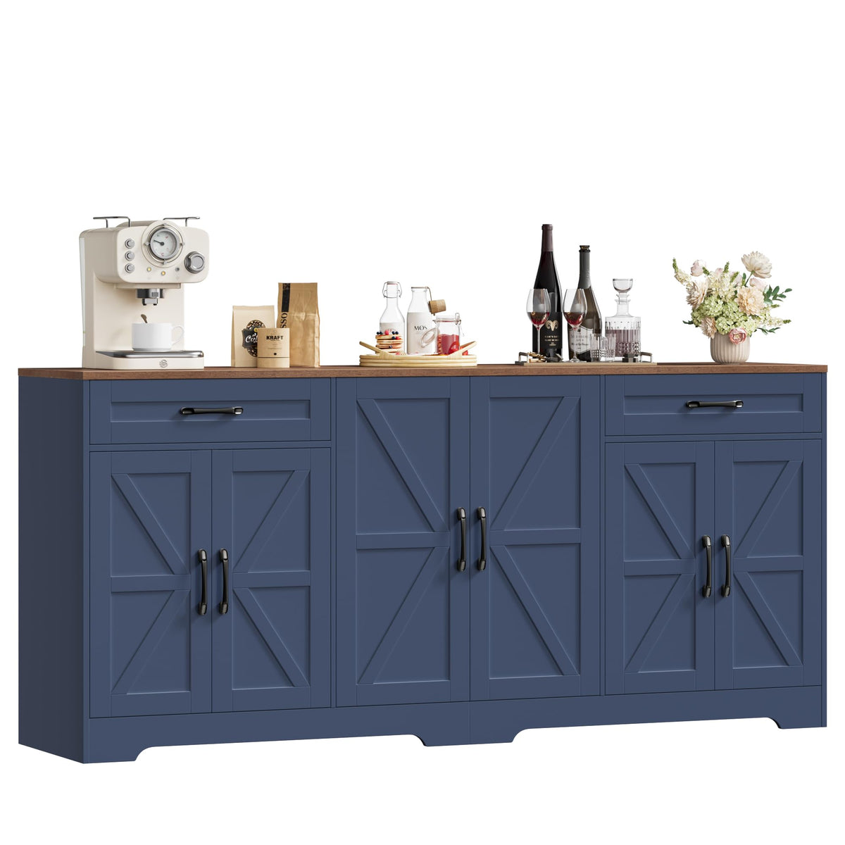 BOTLOG 71-Inch Farmhouse Sideboard
