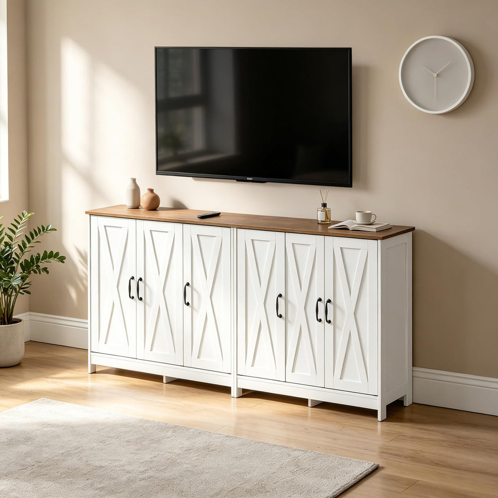 Cozivellia Three-Door Farmhouse Sideboard