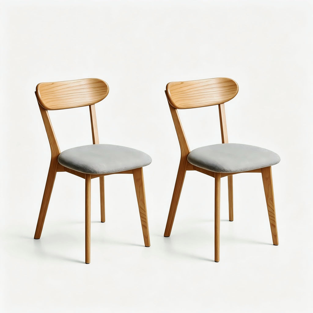 susici Solid Oak Dining Chairs