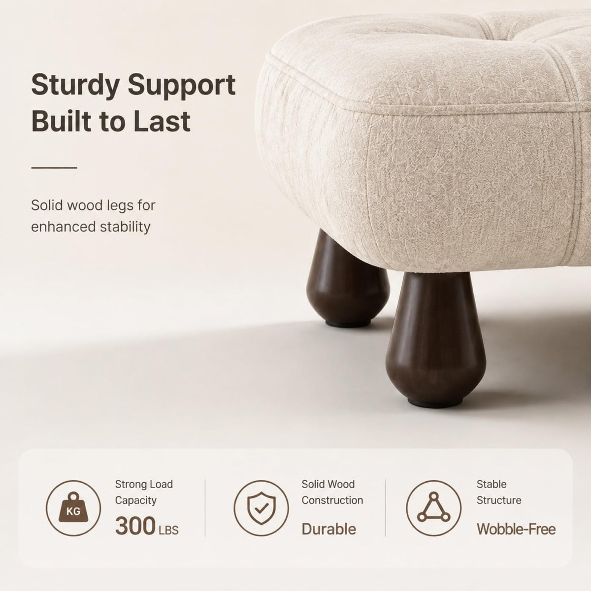 Tufted Upholstered Bedroom Bench