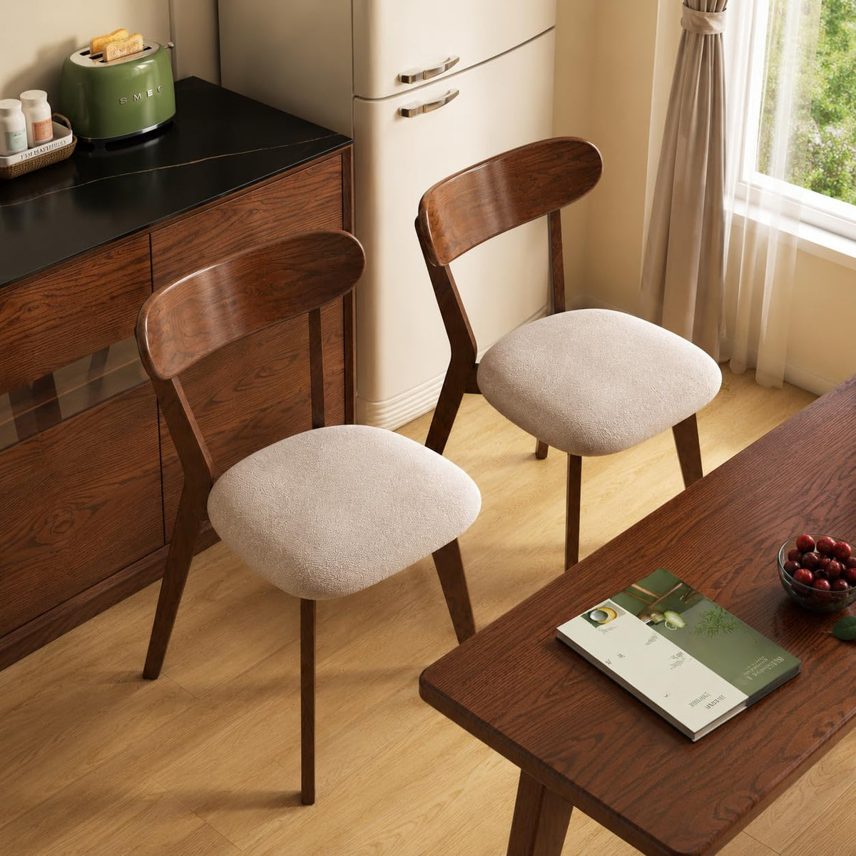 susici Solid Oak Dining Chairs