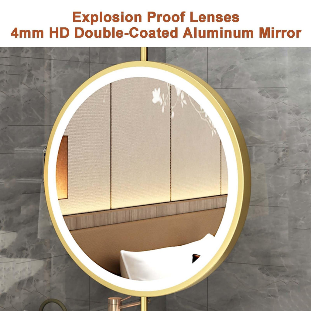 Round Hanging LED Makeup Mirror