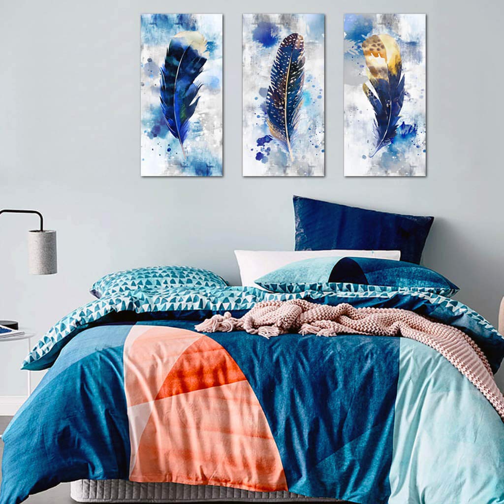 Pogusmavi Large Modern Canvas Wall Art