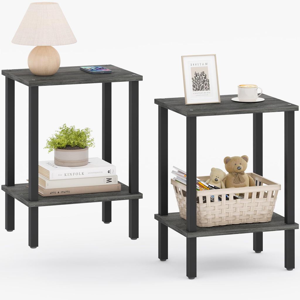 TUTOTAK Two-Tier Side Table