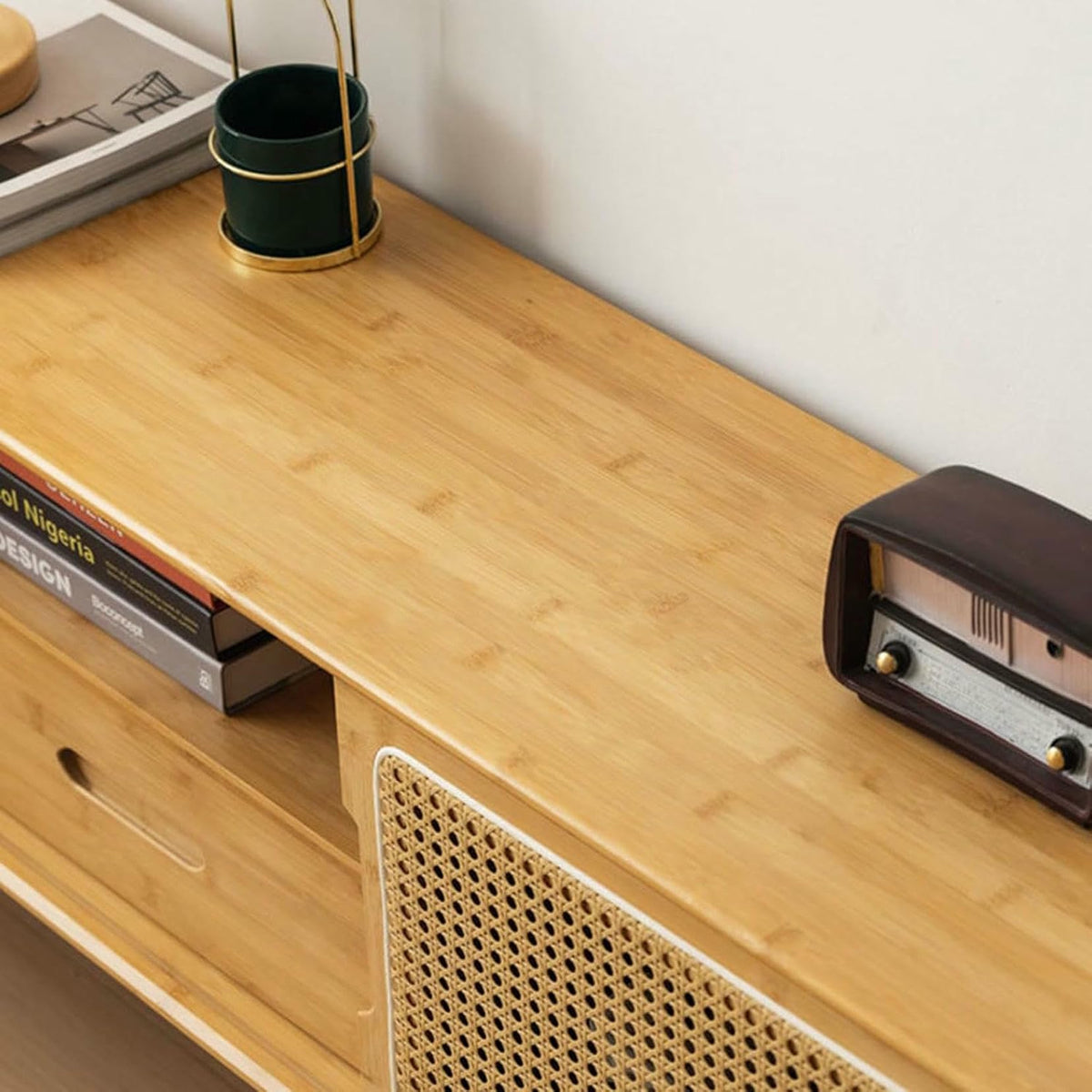 LYJYUJIE Mid-Century TV Stand