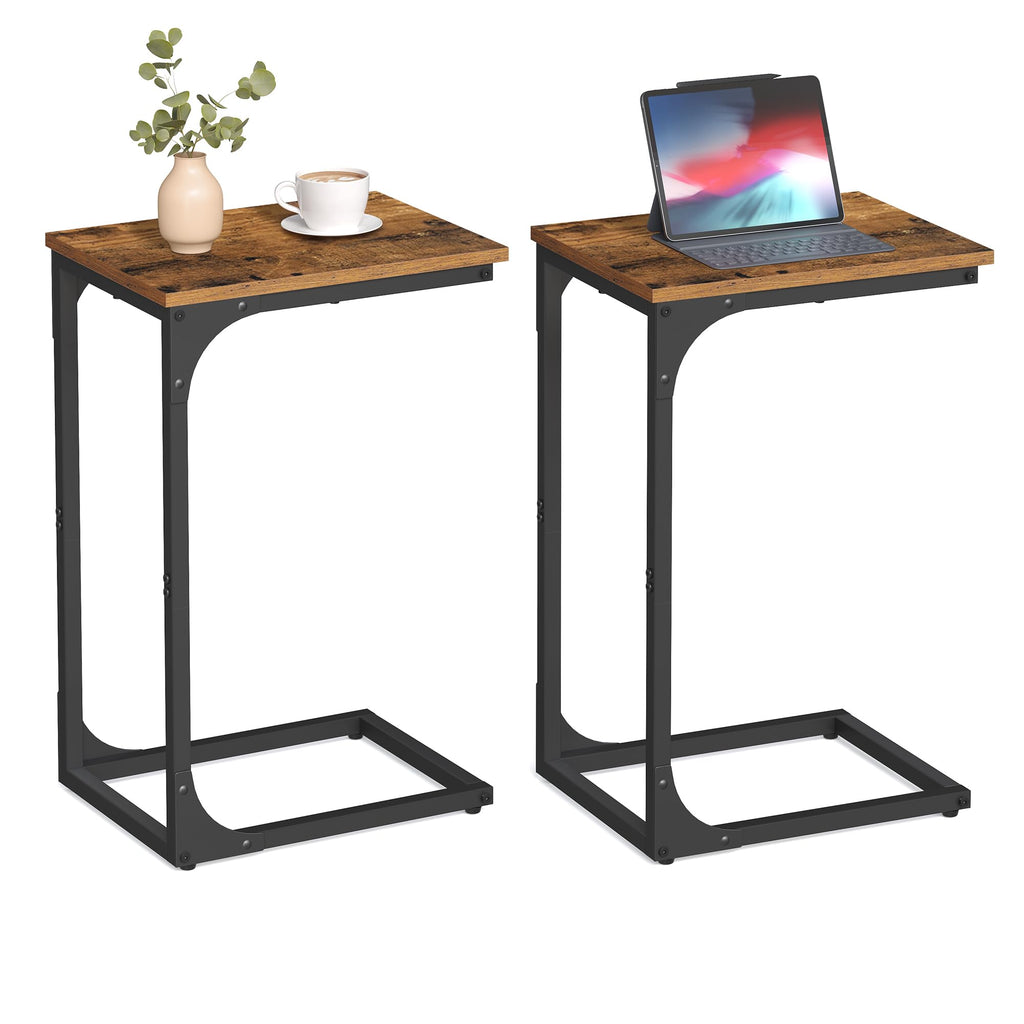 VASAGLE C-Shaped Side Table