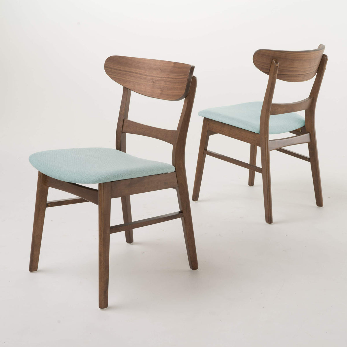 GDFStudio Mid-Century Dining Chairs, Set of Two
