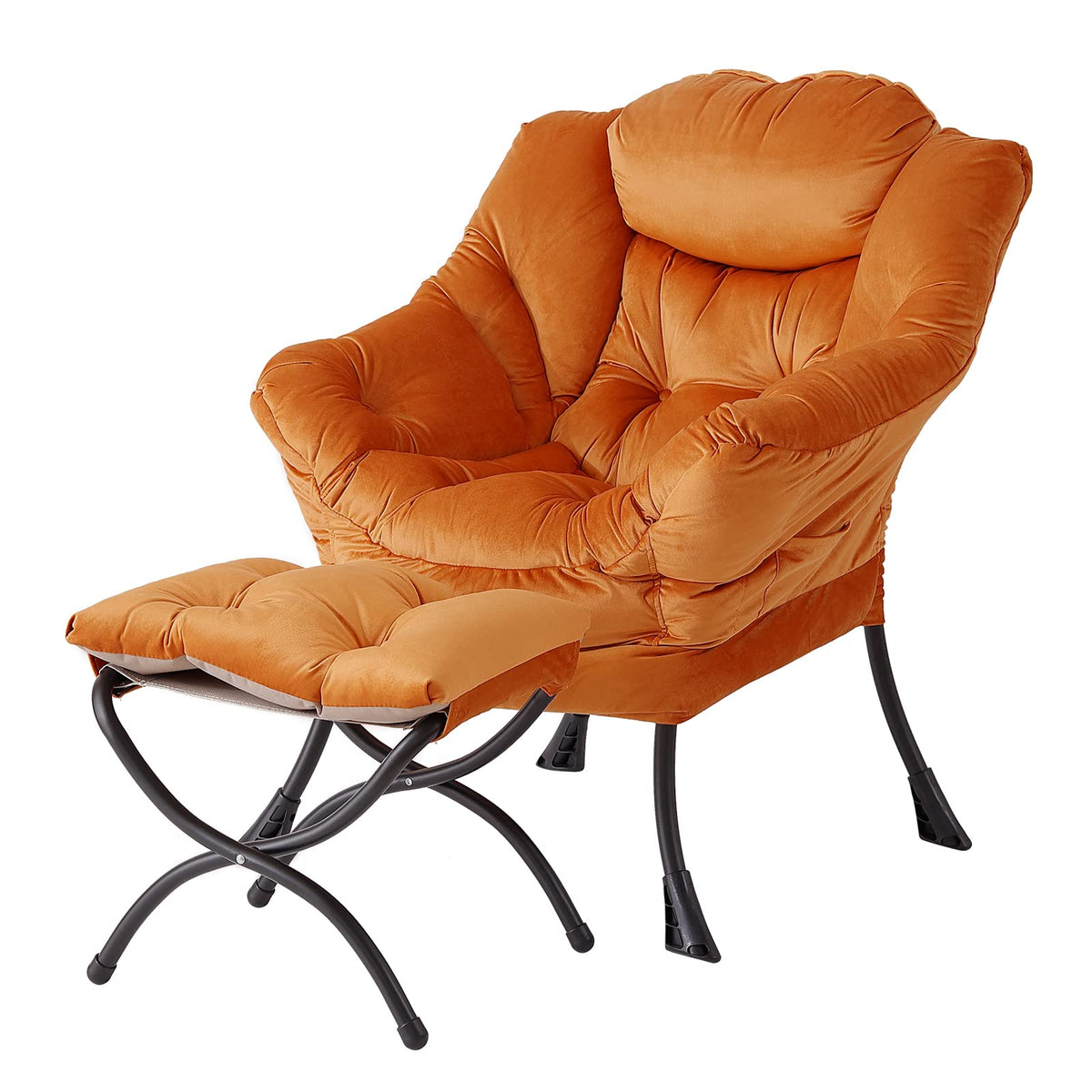 Welnow Lounge Armchair with Ottoman