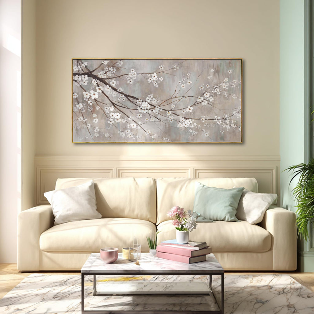 XIANSHOU Abstract Branch Canvas Wall Art
