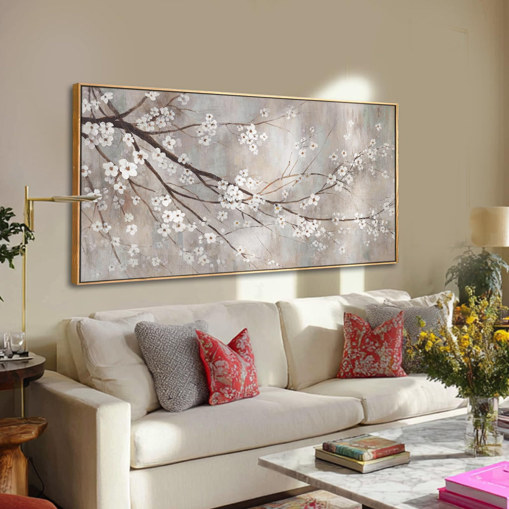 XIANSHOU Abstract Branch Canvas Wall Art