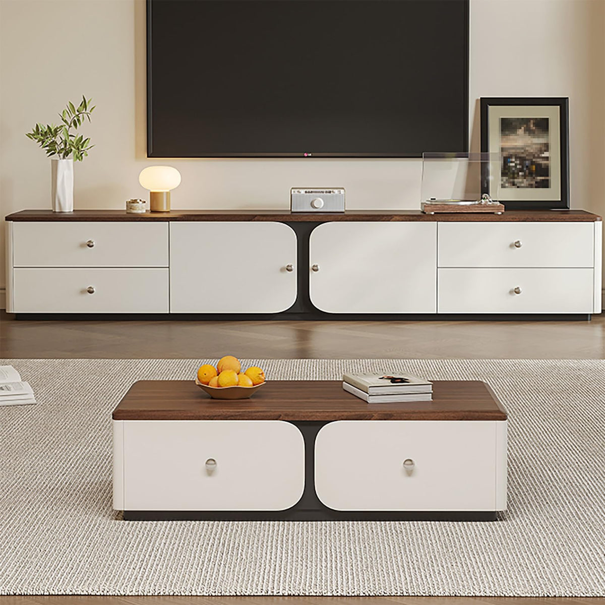 JIAOCKJIAO Four-Drawer TV Stand
