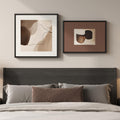 Large Framed Boho Bedroom Wall Art