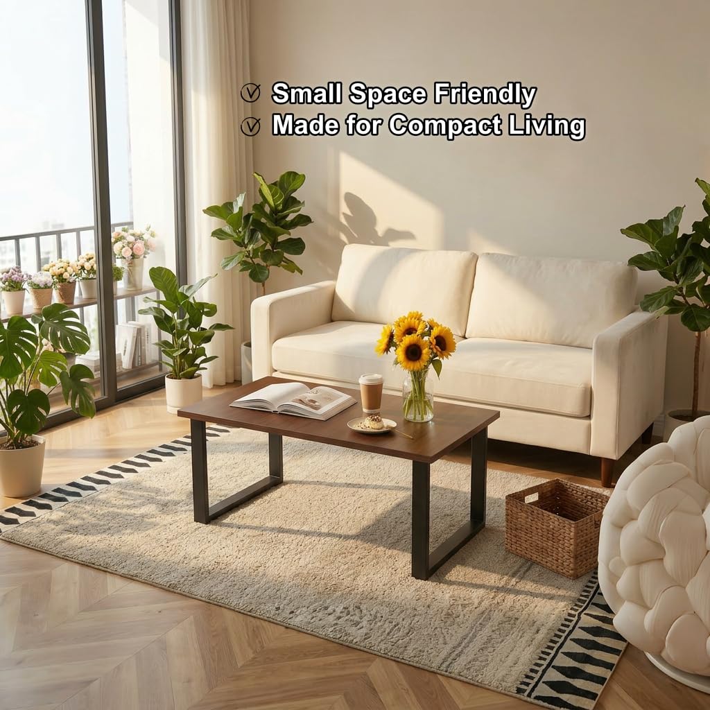 Walnut Folding Coffee Table