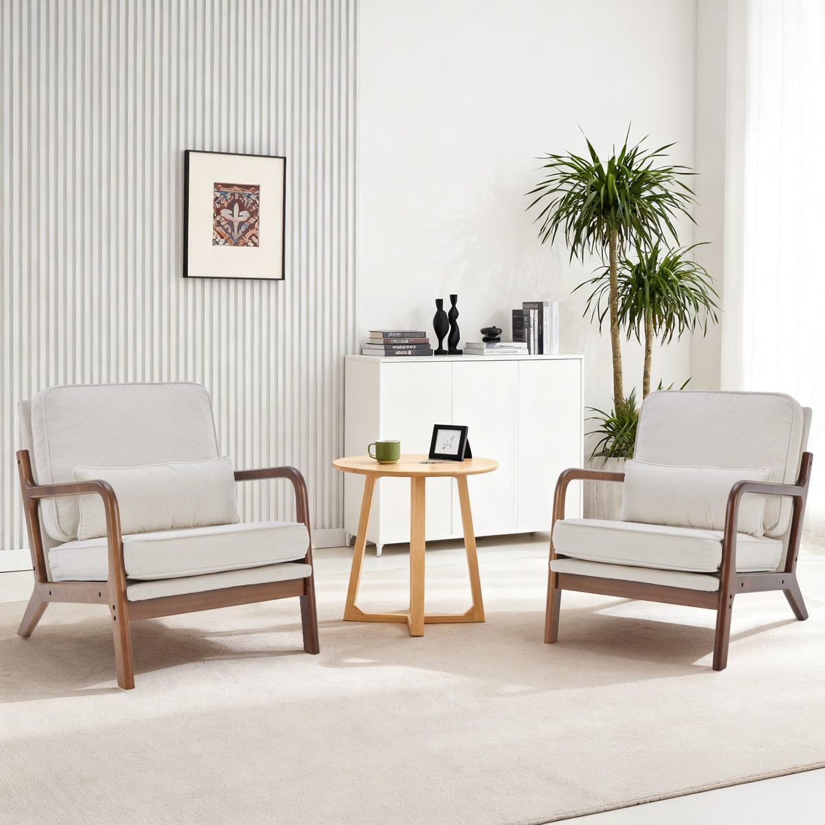 DUMOS Mid-Century Accent Armchair