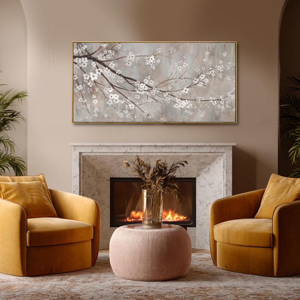 XIANSHOU Abstract Branch Canvas Wall Art